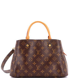 Louis Vuitton BB Montaigne Handbag Monogram Canvas